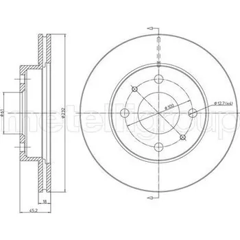 Brzdový kotouč Brzdový kotouč CIFAM 800-457