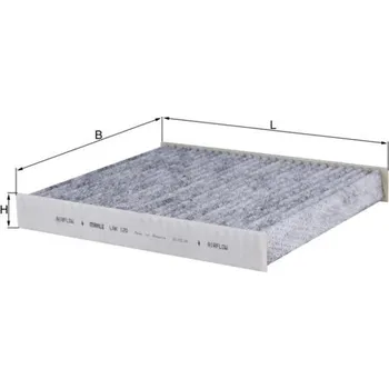 Kabinový filtr Filtr, vzduch v interiéru KNECHT LAK 120