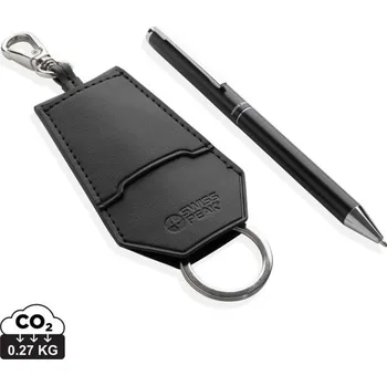 Sada per Swiss Peak Tula z RCS recykl. PU, Firemní dárkové předměty s vlastním potiskem