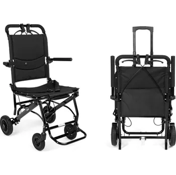 Invalidní vozík Lehký transportní skládací vozík s úchytem