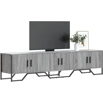Televizní stolek vidaXL TV skříňka 180 x 34 x 41 cm kompozitní dřevo [848589] Barva: šedá sonoma