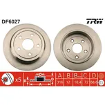 Brzdový kotouč TRW DF6027