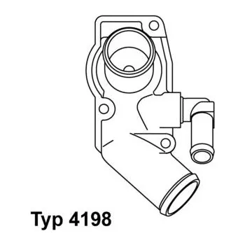 Autodíl Termostat, chladivo BorgWarner (Wahler) 4198.92D