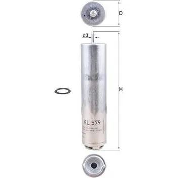 Palivový filtr Palivový filtr MAHLE KL 579D