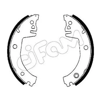 Brzdová čelist Sada brzdových čelistí CIFAM 153-378