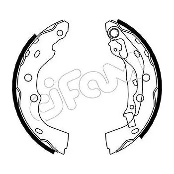 Auto-moto Sada brzdových čelistí CIFAM 153-406