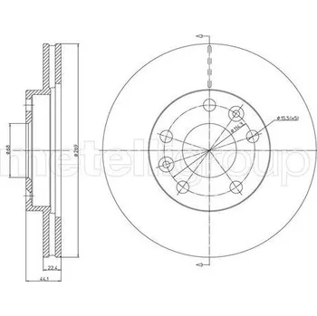 Auto-moto Brzdový kotouč CIFAM 800-1288C
