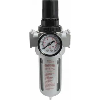 Příslušenství ke kompresoru SATRA S-FR817 Regulátor tlaku vzduchu - odlučovač vody 1/2\", max. 10 bar
