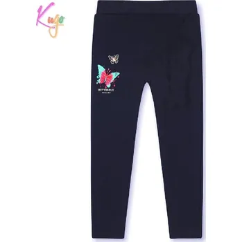 Dívčí legíny Dívčí zateplené legíny Kugo WL0934, tmavě modré