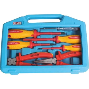 Šroubovák OPT Sada izolovaných nástrojů 1000V VDE - šroubováky 4 ks + DP106V + LN116V + snímač