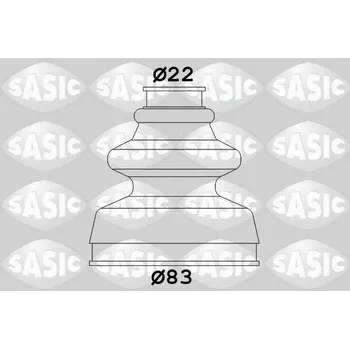 Manžeta ke kolu Sada měchů, hnací hřídel SASIC 2933653