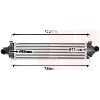 Turbodmychadlo chladič turba VAN WEZEL 18004474