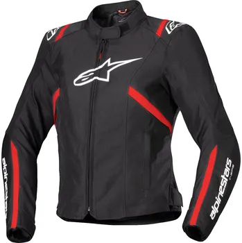 Moto bunda Bunda STELLA T-SPS 2 WATERPROOF, ALPINESTARS (černá/bílá/červená fluo) 2026 (Velikost: L)