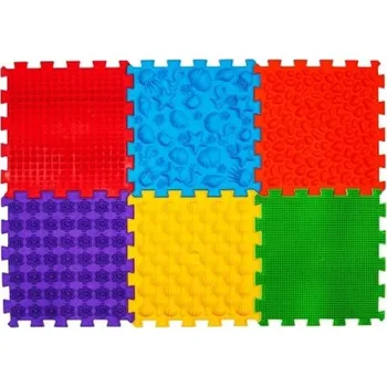 Masážní přístroj Ortek Masážní ortopedická podložka Puzzle "Námořní" 6 prvků