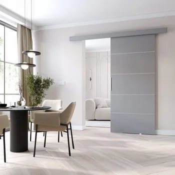 Interiérové dveře Posuvné dveře STANDART B100, Šedá