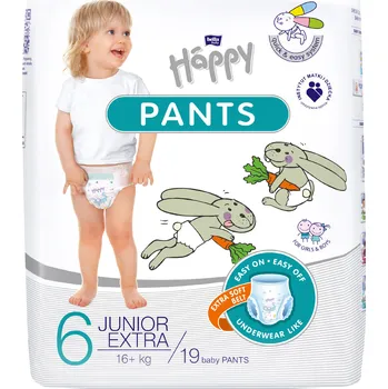 Plenkové kalhoty Bella Happy pants 6 junior extra - 19 ks (16+ kg)