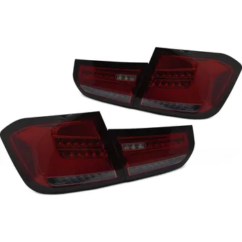 Zadní světlomet TUNING-TEC Zadní světla BMW F30 11-15 LED BAR SEQ červené/kouřové