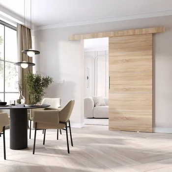 Interiérové dveře Posuvné dveře STANDART B100, Sonoma
