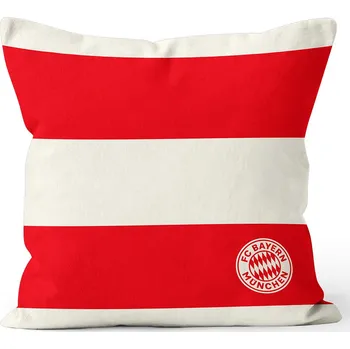 Polštář Bayern Mnichov polštářek Stripes Bayern Munich official 60342 - slevový kód:<br>XMAS10 (-10%)
