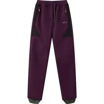 Dívčí oblečení Dívčí softshellové kalhoty s fleesem Wolf - vel. 146 fialová