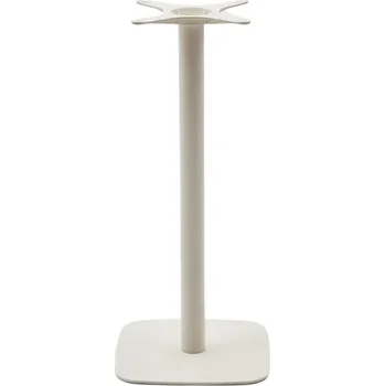 Stolová podnož Bílá kovová podnož k barovému stolu Kave Home Dina 96 cm