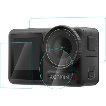 PULUZ 87491 PULUZ 3in1 Set ochranných skel pro DJI Osmo Action 4