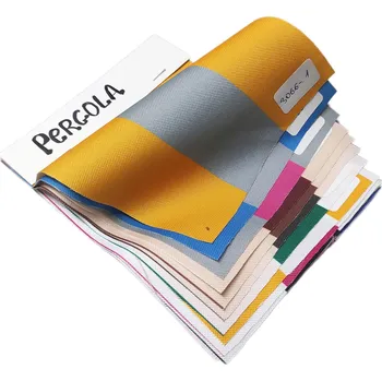 Vzorník voděodolných látek Pergola, 14 barev 15x20 cm