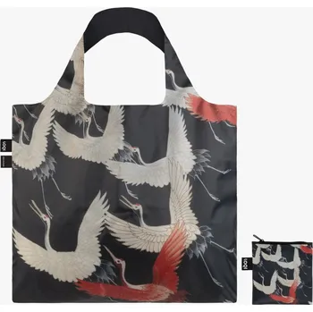 Anonymous: Furisode with a Myriad of Flying Cranes, LOQI Recycled Bag