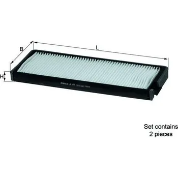 Kabinový filtr Filtr, vzduch v interiéru MAHLE LA 377/S