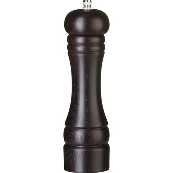 Mlýnek na koření Dřevěný mlýnek na pepř, HENDI, Tmavé dřevo, ⌀57x(H)215mm