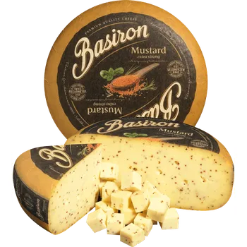 Basiron Gouda s hořčicí Hmotnost: celý koláč