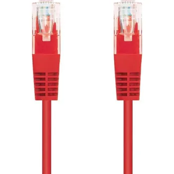 Síťový kabel C-TECH kabel patchcord Cat5e, UTP, červený, 2m