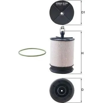 Palivový filtr palivovy filtr MAHLE KX 569D