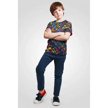 Chlapecké oblečení UTOPY Dětské sportovní tričko Mixture Velikost: 110-116