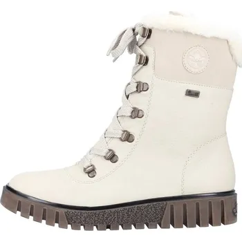 Dámská obuv Dámská zimní NEPROMOKAVÁ kotníková obuv RIEKER TEX Y3424-60 béžová dámské velikosti: 42