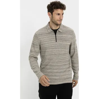 Pánská košile POLOKOŠILE CAMEL ACTIVE POLO 1/1 ARM CREME