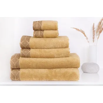 Ručník Matějovský Ručník Beech zlatavě hnědá velikost: 30/50 gold