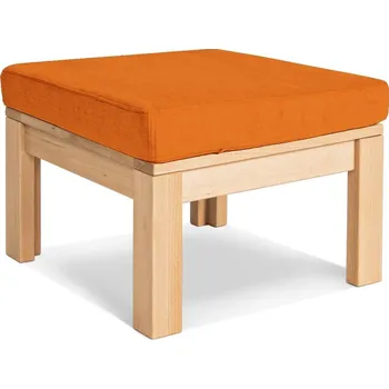 Taburet Taburet MEXICO 02 51 cm z masivu/oranžový