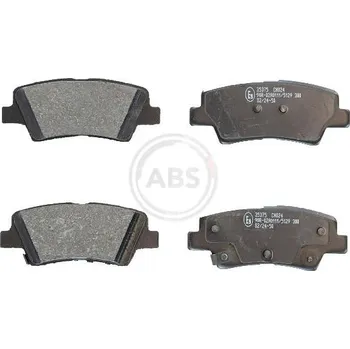 Brzdová destička Sada brzdových destiček, kotoučová brzda A.B.S. 35375