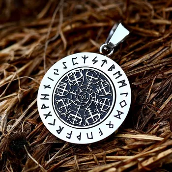 Řetízek Náhrdelník a přívěsek Vegvísir