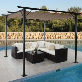 Pergola Pergola se stahovací střechou 3x3 m Dekorhome