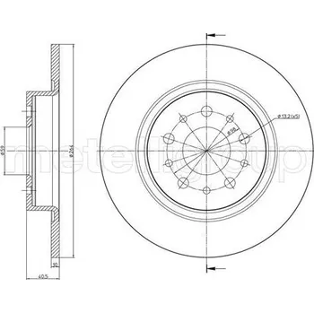 Brzdový systém Brzdový kotouč CIFAM 800-1506C