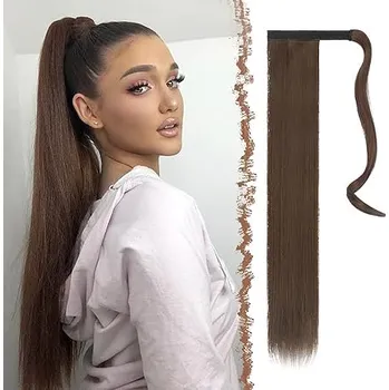 Příčesek Příčesek na culík 60 cm Tmavě Hnědá