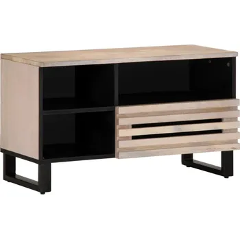 Obývací pokoj vidaXL TV skříňka 80 x 34 x 46 cm masivní mangovníkové dřevo [377521] Barva: světle hnědá