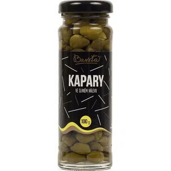 konzervovaná zelenina Bassta Kapary ve slaném nálevu 100 g