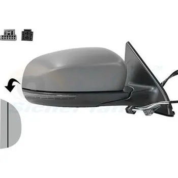 Auto zrcátko Vnější zpětné zrcátko VAN WEZEL 2128812