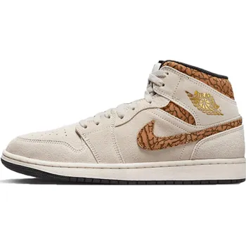 Pánské tenisky Air Jordan 1 Mid SE Brown Elephant Velikost: 40.5