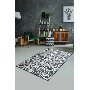 ASIR Koberec (80 x 150) BLOME černý, bílý