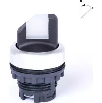 tlačítko Noark 105517 Ex9P1 SSI w Hlavice přepínače dvoupolohová, bez aretace, prosvětlená, čirá (Noark 105517 Ex9P1 SSI w)