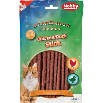 Pamlsek pro kočku Nobby StarSnack Cat Tyčinky kuře s kachnou 85g